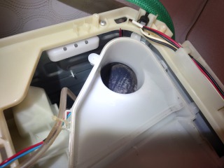 シャープ製ドラム式洗濯機ダクト汚れ