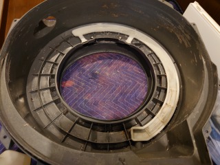 東芝ドラム式洗濯機TW-117X3洗濯槽カバー清掃済