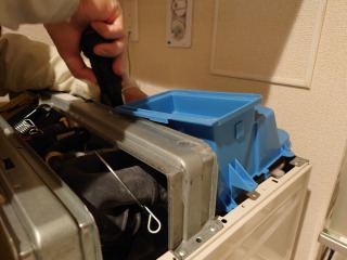 シャープドラム式洗濯機ES-ZP1固定フィルター