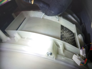 シャープドラム式洗濯機ES-ZP1排気ダクト清掃後