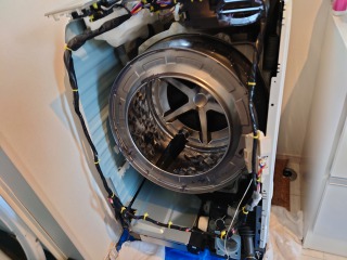 パナソニックドラム式洗濯機VX8800分解清掃