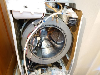 日立ドラム式洗濯機BD-S8800分解清掃