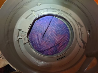 日立ドラム式洗濯機BD-SG100F脱水受けカバー清掃