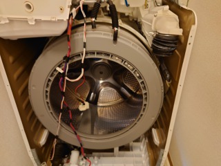 日立ドラム式洗濯機BD-SG100B分解清掃
