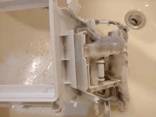 日立ドラム式洗濯機BD-SX110C乾燥風路切替板