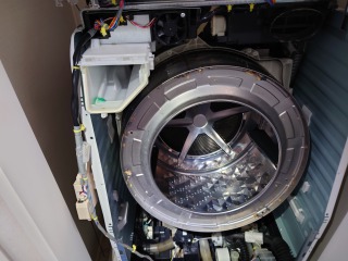 パナソニックドラム式洗濯機NA-VX9600分解清掃600