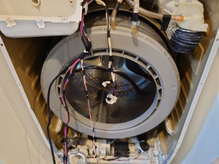 日立ドラム式洗濯機BD-S8600分解清掃