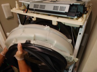 シャープドラム式洗濯機ES-U111分解清掃