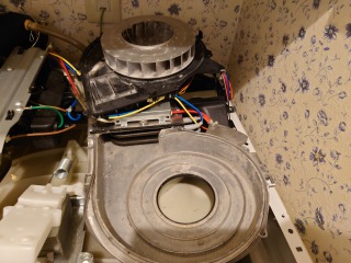 シャープドラム式洗濯機ES-V520ヒーター清掃