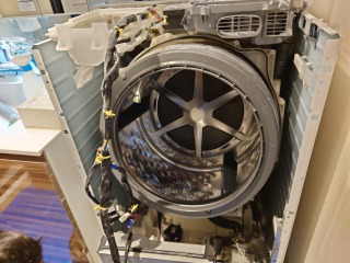 パナソニックドラム式洗濯機NA-VG1000分解清掃