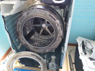 パナソニックドラム式洗濯機NA-VX3700分解清掃