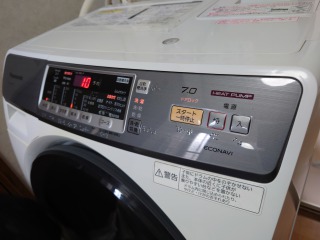パナソニックドラム式洗濯機NA-VH320清掃