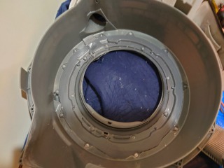 パナソニックドラム式洗濯機NA-VX800A脱水受けカバー清掃