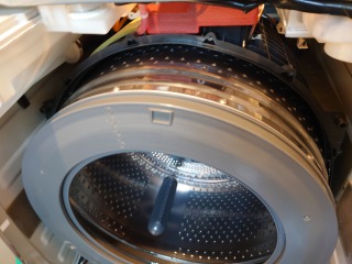 東芝ドラム式洗濯機TW-127X7洗濯槽清掃