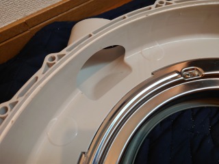 パナソニックドラム式洗濯機NA-VH320脱水受けカバー清掃