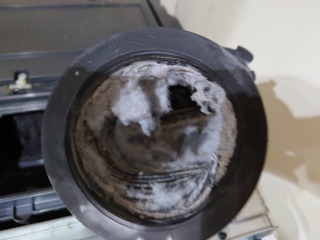 パナソニックドラム式洗濯機NA-VX8900排気ダクト汚れ