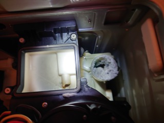 パナソニックドラム式洗濯機NA-VD120乾燥ダクト汚れ