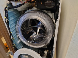 パナソニックドラム式洗濯機NA-VX9800分解清掃