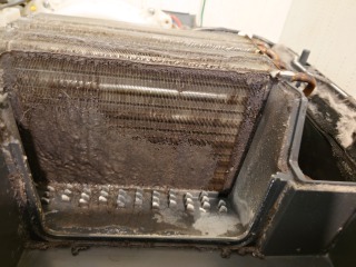 パナソニックドラム式洗濯機NA-VX9800ヒートポンプユニット汚れ