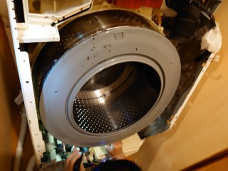 東芝、ドラム式洗濯機(TW-Z9200)、東京都文京区で分解清掃 | 相模原市