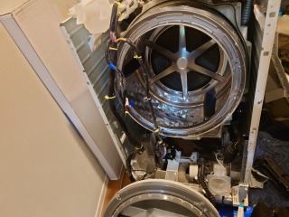 パナソニックドラム式洗濯機NA-VG1100分解清掃