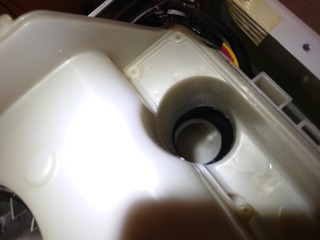 アクアドラム式洗濯機AQW-DJ6100乾燥風路清掃