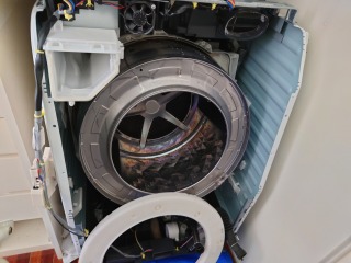 パナソニックドラム式洗濯機NA-VX7800分解清掃