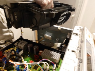 パナソニックドラム式洗濯機NA-VX8600ヒートポンプユニット交換