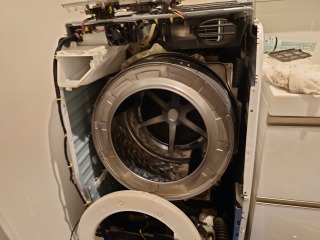 パナソニックドラム式洗濯機NA-VX8600分解清掃