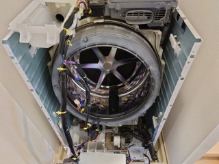 パナソニックドラム式洗濯機NA-VG700分解清掃
