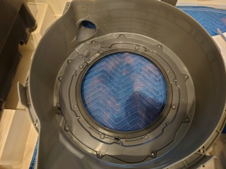 パナソニックドラム式洗濯機NA-VX9900脱水受けカバー清掃