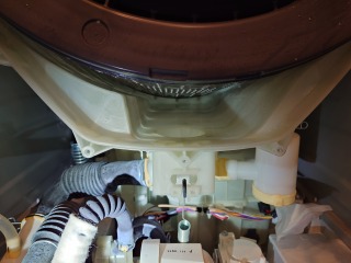 シャープドラム式洗濯機ES-W113洗濯槽洗浄