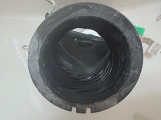 パナソニックドラム式洗濯機NA-VX800A排気ホース汚れ