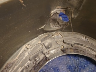 パナソニックドラム式洗濯機NA-VX800A脱水受けカバー汚れ