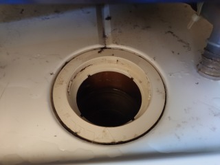 東芝ドラム式洗濯機TW-127X8排水口清掃