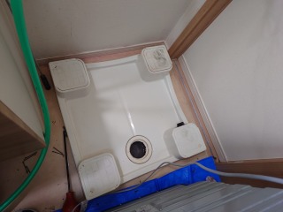 東芝ドラム式洗濯機TW-127X8防水洗濯パン清掃