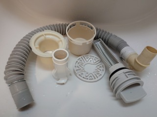 パナソニックドラム式洗濯機NA-LX113B排水トラップ清掃