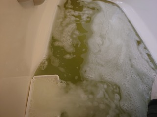 リンナイガス給湯器追い焚き配管洗浄配管汚れ