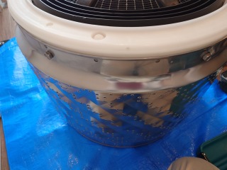 パナソニックドラム式洗濯機NA-LX127B洗濯槽脱着