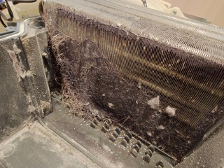 パナソニックドラム式洗濯機NA-LX127Bヒートポンプユニット目詰まり