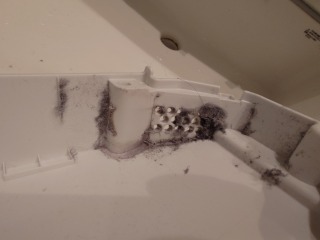 パナソニックドラム式洗濯機NA-LX127Bヒートポンプ排気口