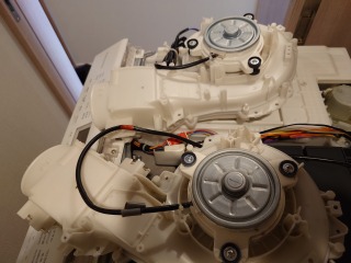 パナソニックドラム式洗濯機NA-LX127B乾燥ファン新品交換