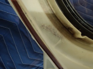 シャープドラム式洗濯機ES-H10C脱水受けカバー汚れ