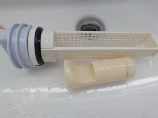 シャープドラム式洗濯機ES-H10C排水トラップ清掃