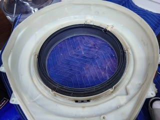 シャープドラム式洗濯機ES-H10C脱水受けカバー洗浄