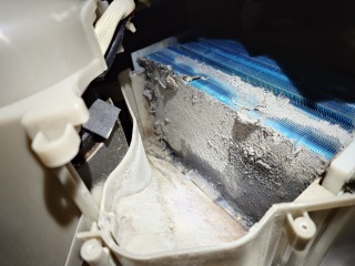 東芝ドラム式洗濯機TW-117A8ヒートポンプ汚れ