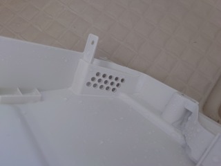 パナソニックドラム式洗濯機NA-VX800Bヒートポンプ排気口