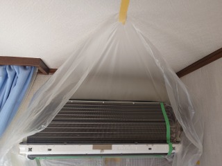 ダイキンエアコンAN22WES養生