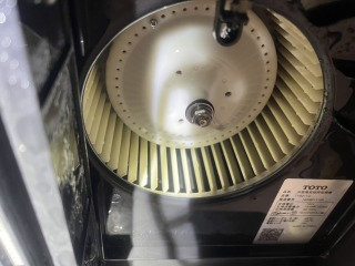 横浜市浴室洗浄換気扇シロッコファン