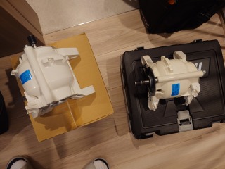 パナソニックドラム式洗濯機NA-VG710メカモータ交換